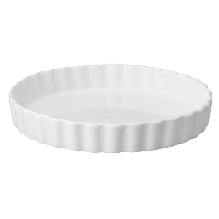 HIC Porcelain Round Quiche Dish, 8''