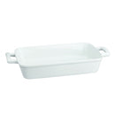 HIC Porcelain Lasagna Pan, White