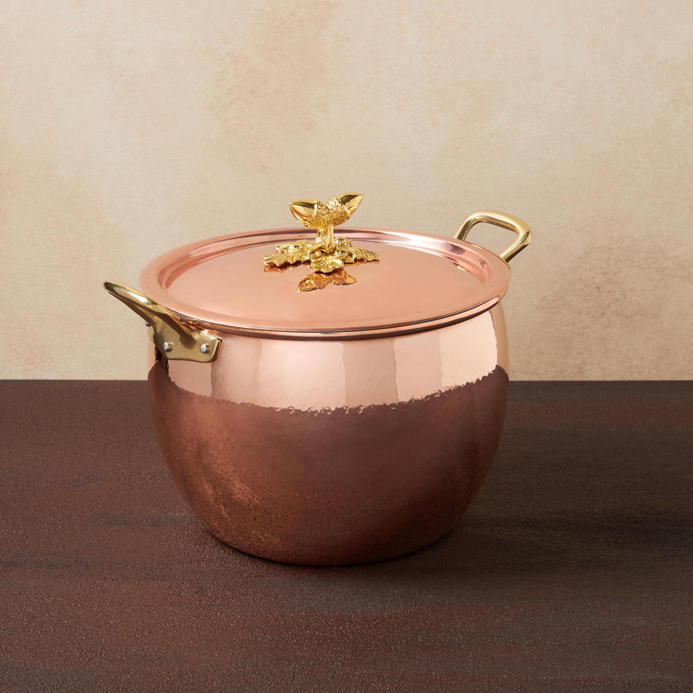Ruffoni Historia Decor Copper Covered Stockpot, Multiple Sizes