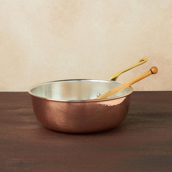Ruffoni Historia Decor Copper Chef Pan, 4 qt., w/Spoon