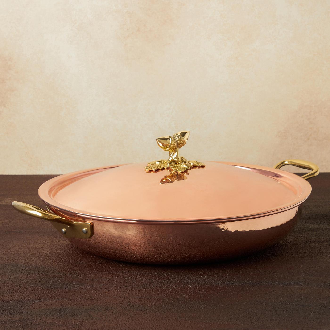 Ruffoni Historia Decor Copper Serving Frypan, Multiple Sizes