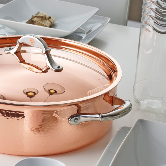Ruffoni Symphonia Cupra Copper Braiser, Multiple Sizes
