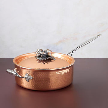 Ruffoni Opus Cupra Copper 4 qt. Deep Saute Pan