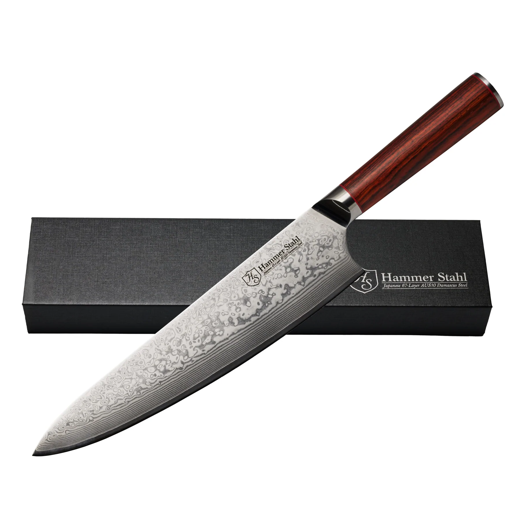 Hammer Stahl Damascus 9" Chef Knife