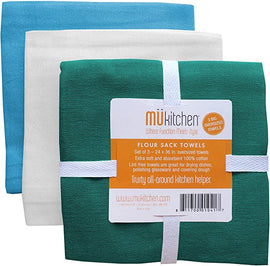 Mu Kitchen Set of 3 Flour Sack Towels