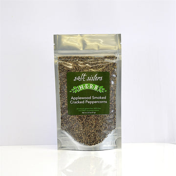 Salt Sisters Applewood Smoked Cracked Peppercorns