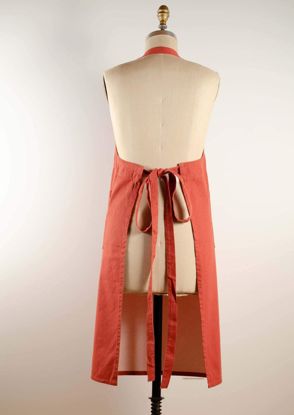 Kei & Molly Stonewashed Apron: Foxes