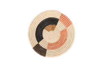 Peach Msanii Round Basket
