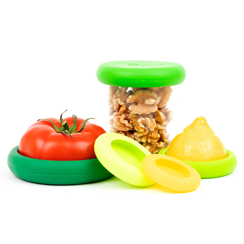 Buy fresh-green Food Huggers, Set of 5, Multiple Colors