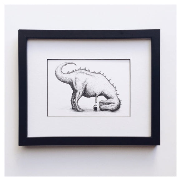 Ceilidh Print: ''The Struggle''