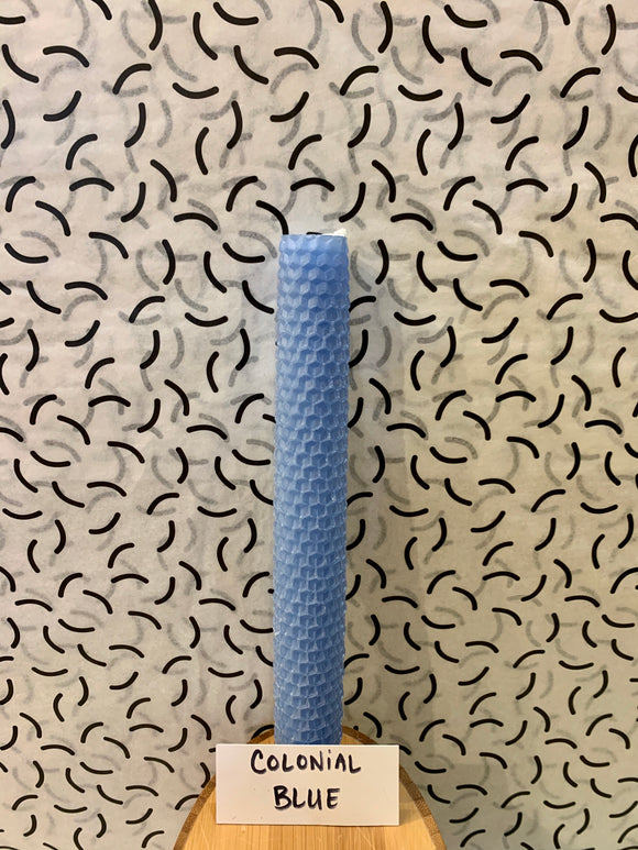 Hand Rolled Beeswax Taper Candles, Sold Individually