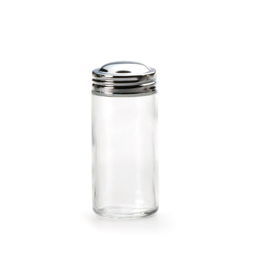 Clear Glass Spice Jar