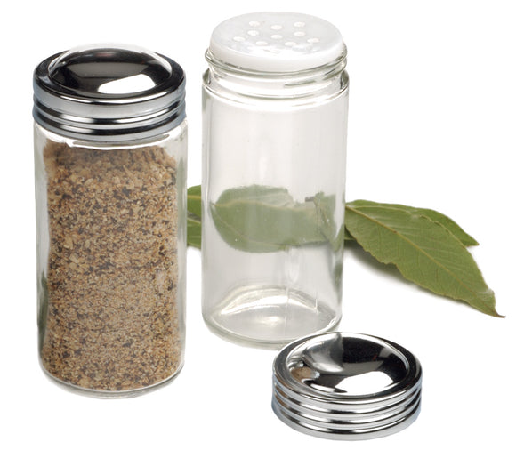 Clear Glass Spice Jar