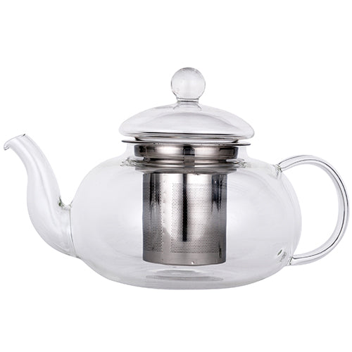 Glass Teapot, SS Strainer JQ0900S-N
