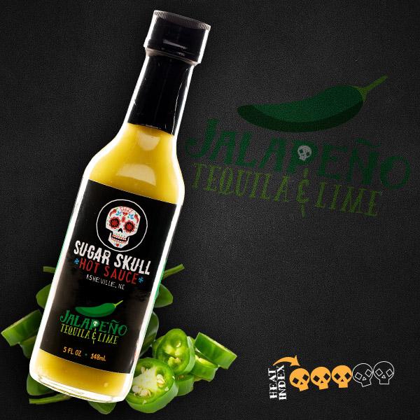 Sugar Skull Jalapeño Tequila Lime Hot Sauce