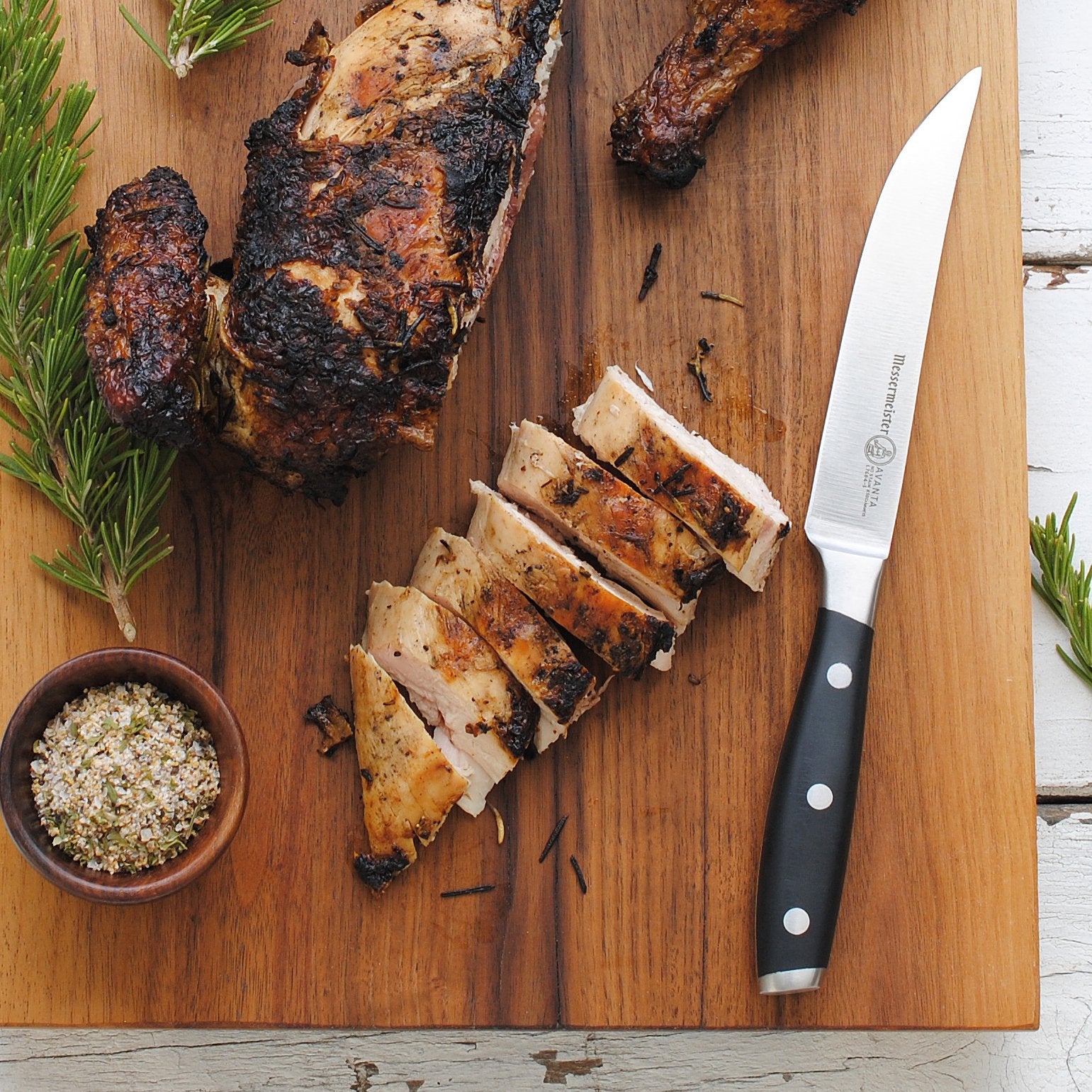 Avanta Fine Edge Steak Knife Set, POM Handle, 4 Pc. set