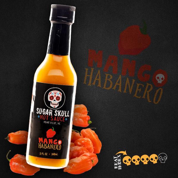 Sugar Skull Mango Habanero Hot Sauce