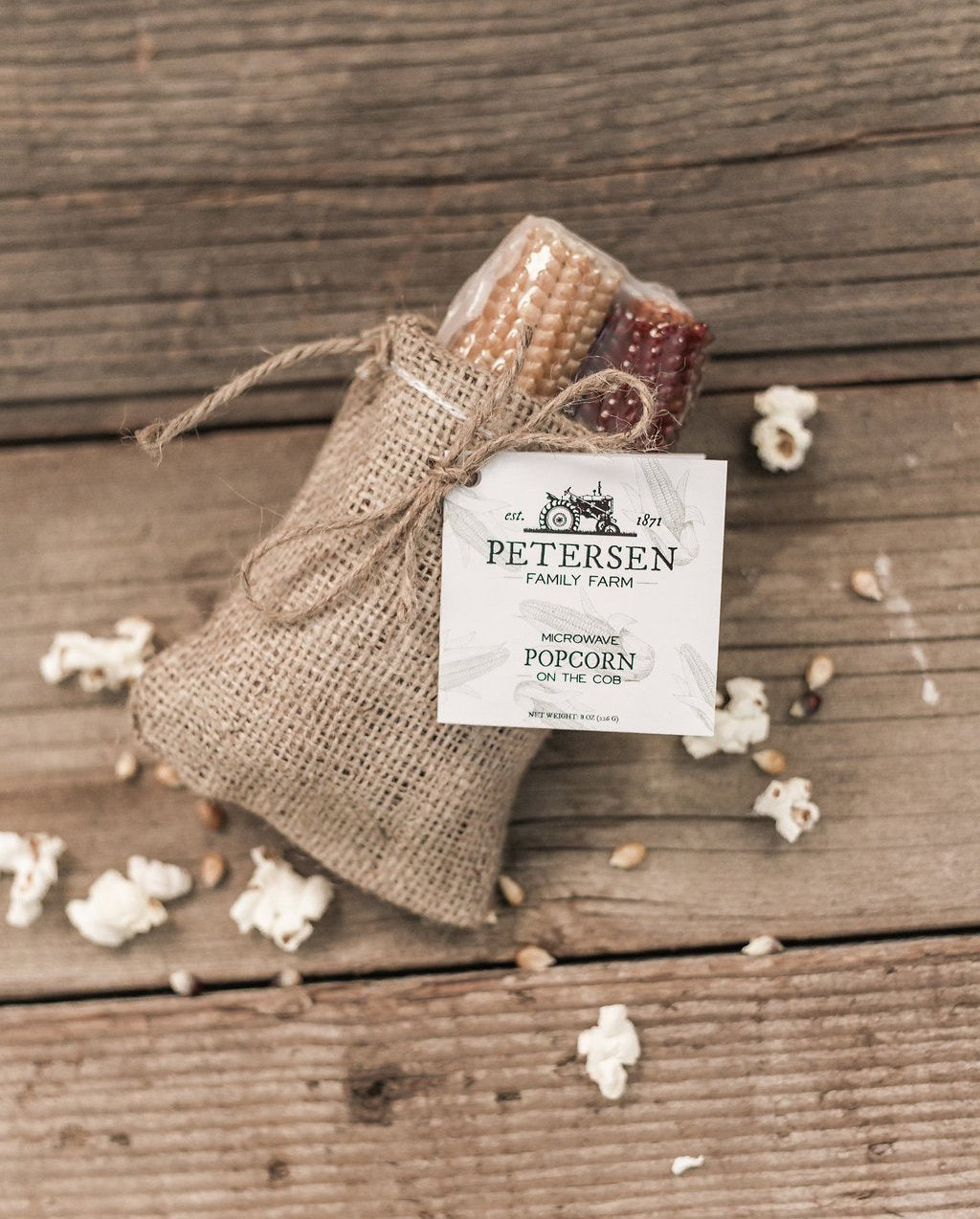 Petersen Farm Pop on the Cob Popcorn, pack of 2