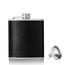 True Brands Monte Carlo™ 6 oz Faux Leather Flask