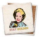 Tipsy Coasters Stay Golden Coaster