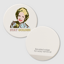 Tipsy Coasters Stay Golden Coaster
