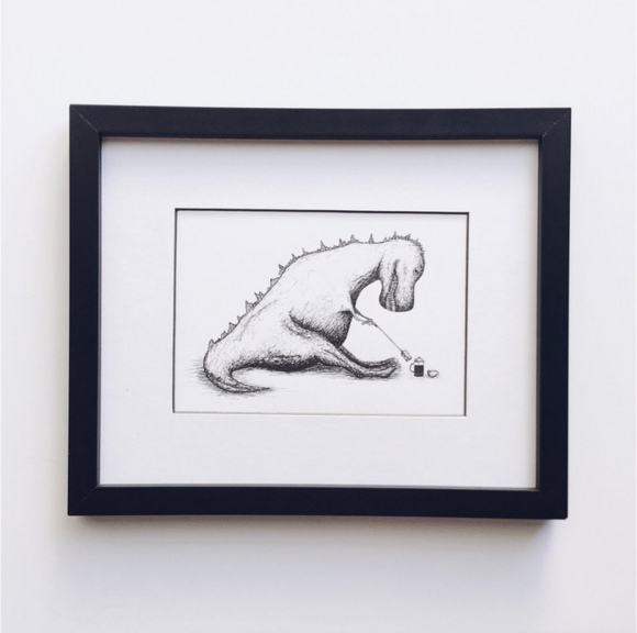 Ceilidh Print: ''Struggle Well''