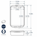 Nordicware Naturals Classic Metal Covered Baking Pan