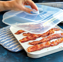 Nordicware Medium Slanted Bacon Tray with Lid