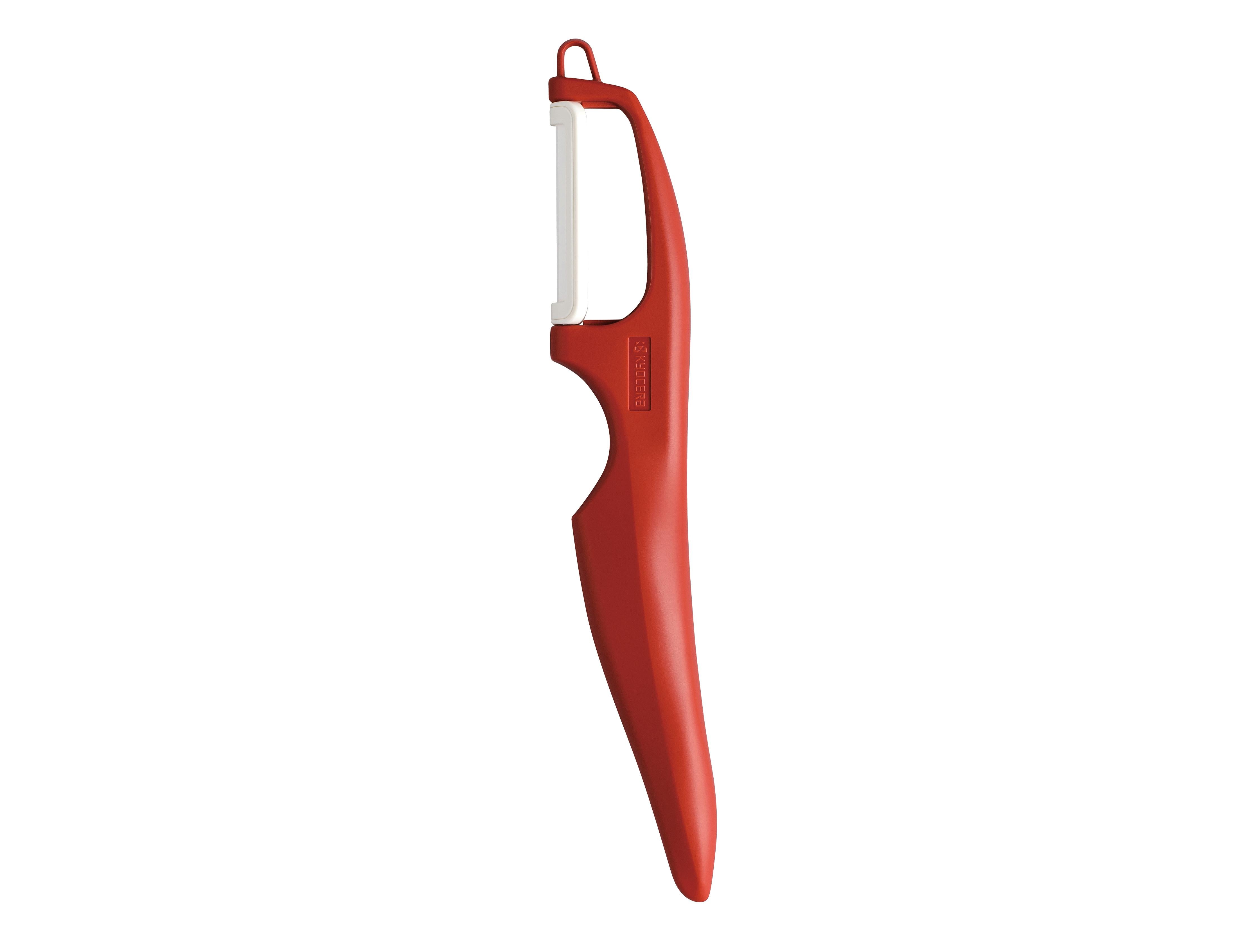 Buy red Kyocera Double Edged Vertical Peeler