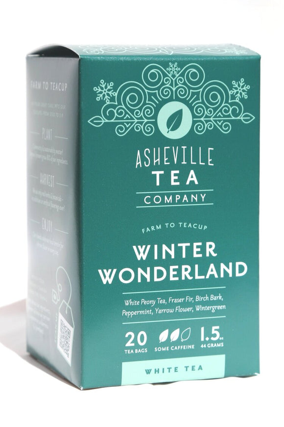 Asheville Tea Winter Wonderland Tea Box, 20 tea bags