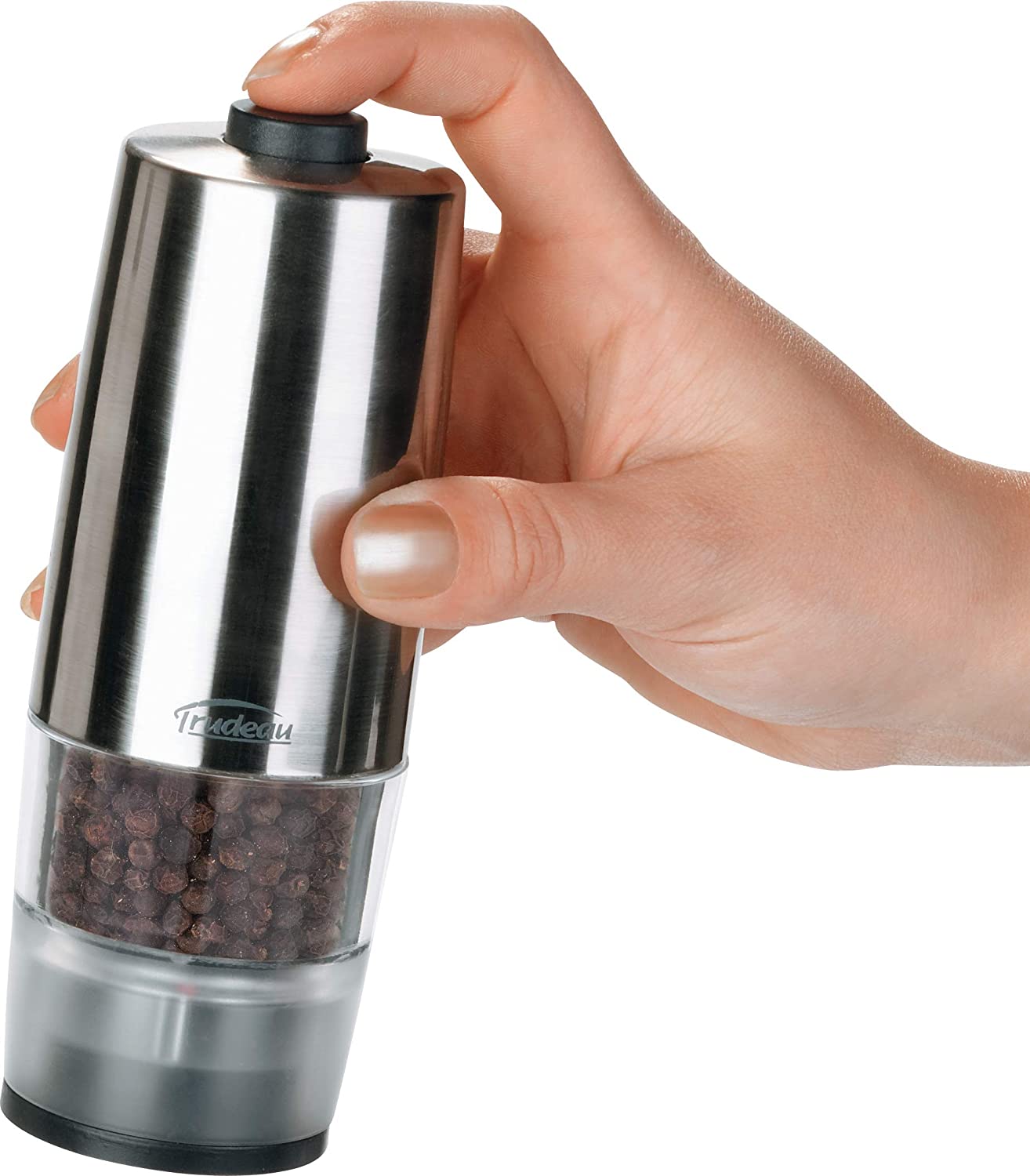 One-Hand Battery Operated Thumb Pepper Mill