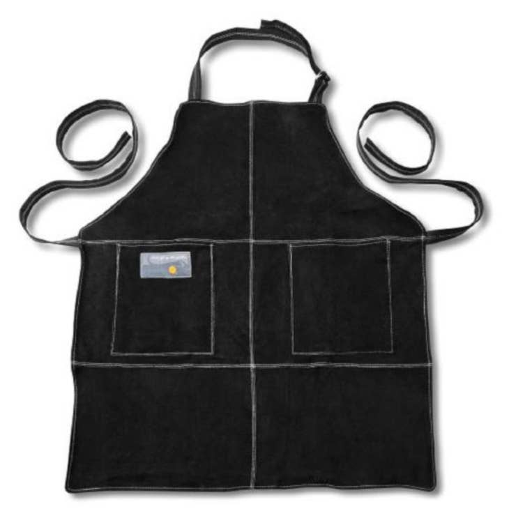 Outset Leather Grill Apron, Black