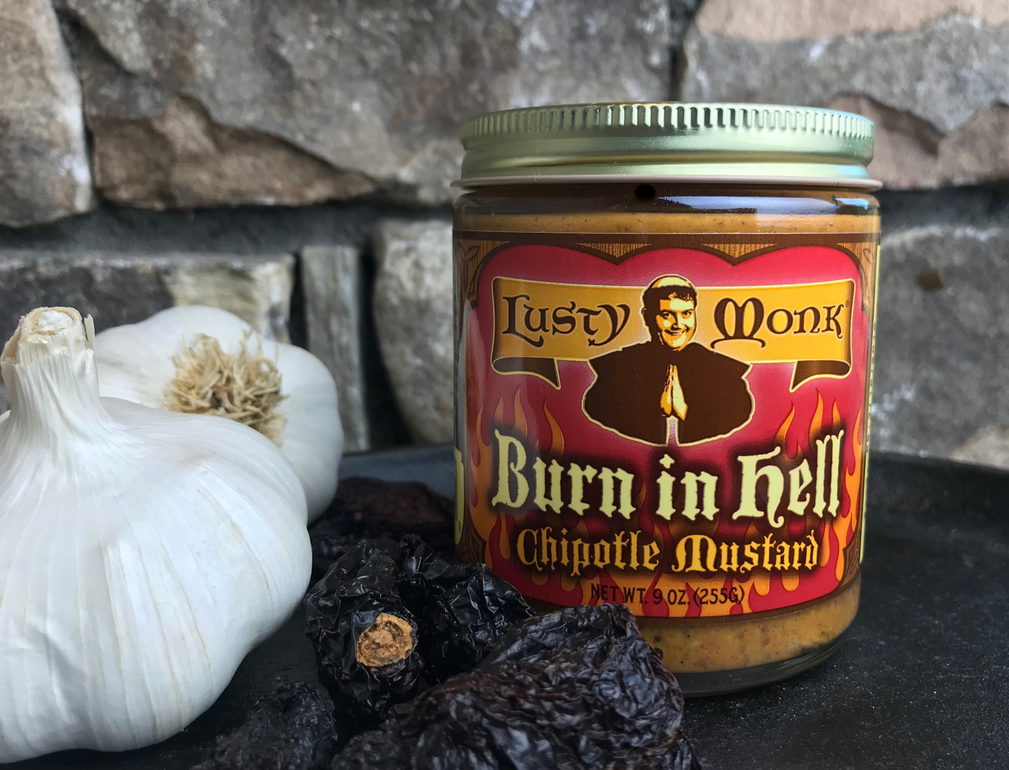 Lusty Monk Burn In Hell Chipotle Mustard