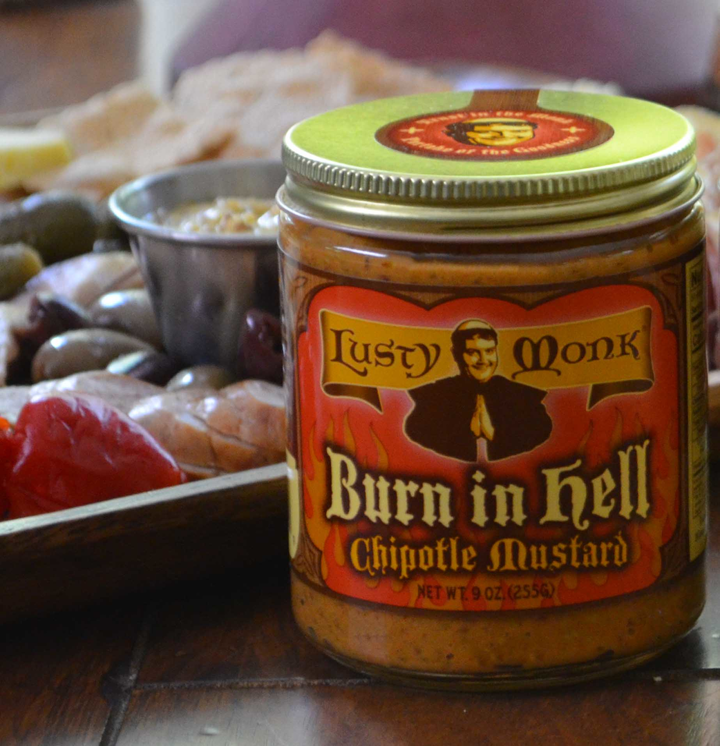 Lusty Monk Burn In Hell Chipotle Mustard