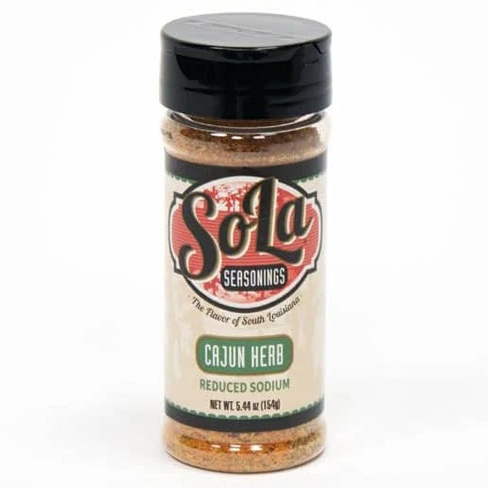 SoLa Cajun Herb Reduced Sodium Seasoning, 5.4 oz