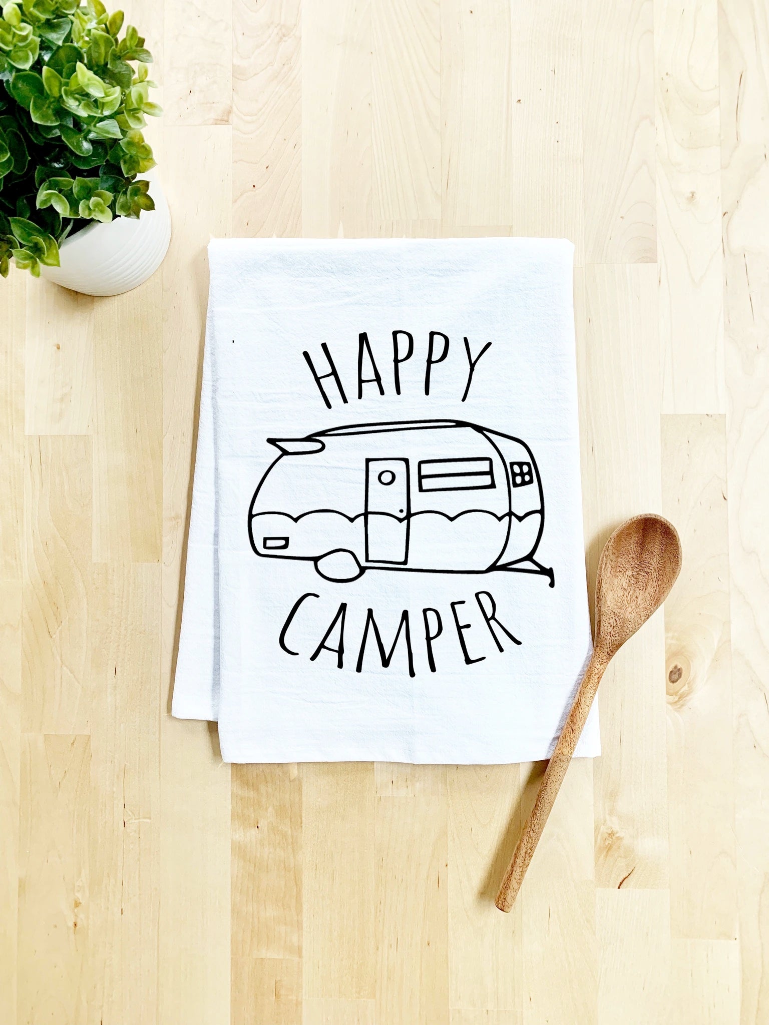 Dish Towel, Happy Camper