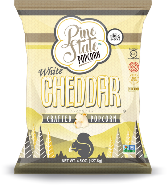 Pine State Popcorn - White Cheddar, 6 oz