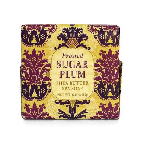 Greenwich Bay Soap, Frosted Sugar Plum, 6 oz Bar