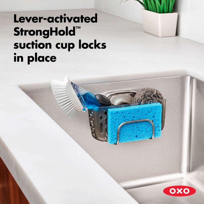 OXO Stronghold Suction Sponge Holder