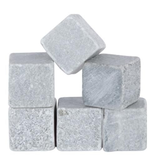 Glacier Rocks Cooling Stones, set of 6
