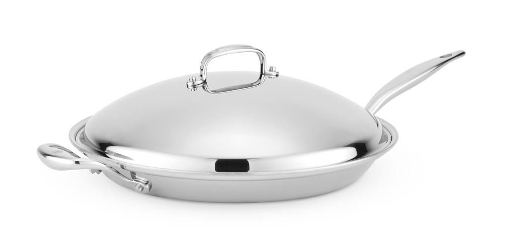 Heritage Steel 13.5" French Skillet w/Lid