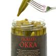 Copper Pot & Wooden Spoon Pickled Okra