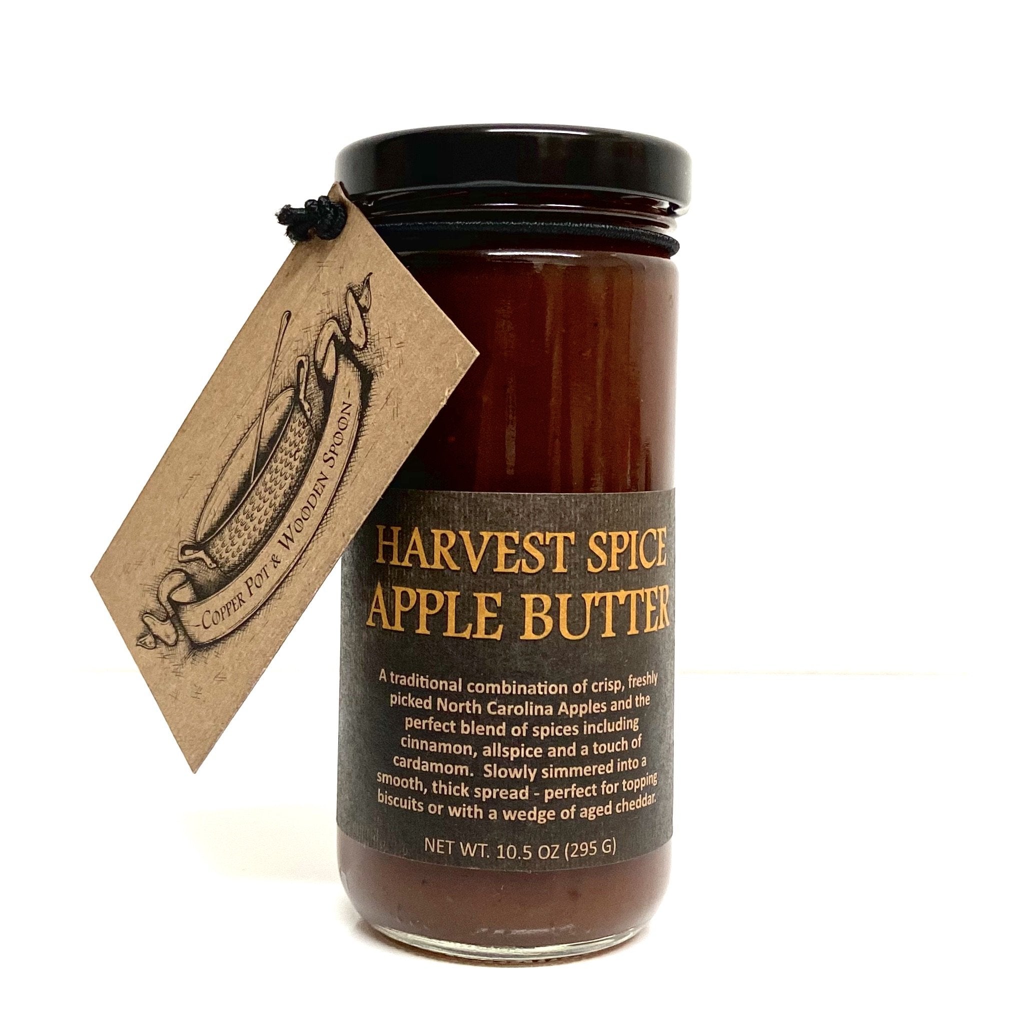 Copper Pot & Wooden Spoon Harvest Spice Apple Butter