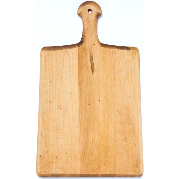 JK Adams Maple Paddle Serving Board Board, 17.75 × 11 × 5⁄8