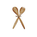Acacia Wood 12" Fork & Spoon Serving Set-1
