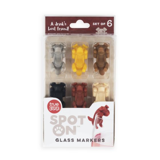 Spot On™ Drink Charms by TrueZoo, Set of 6