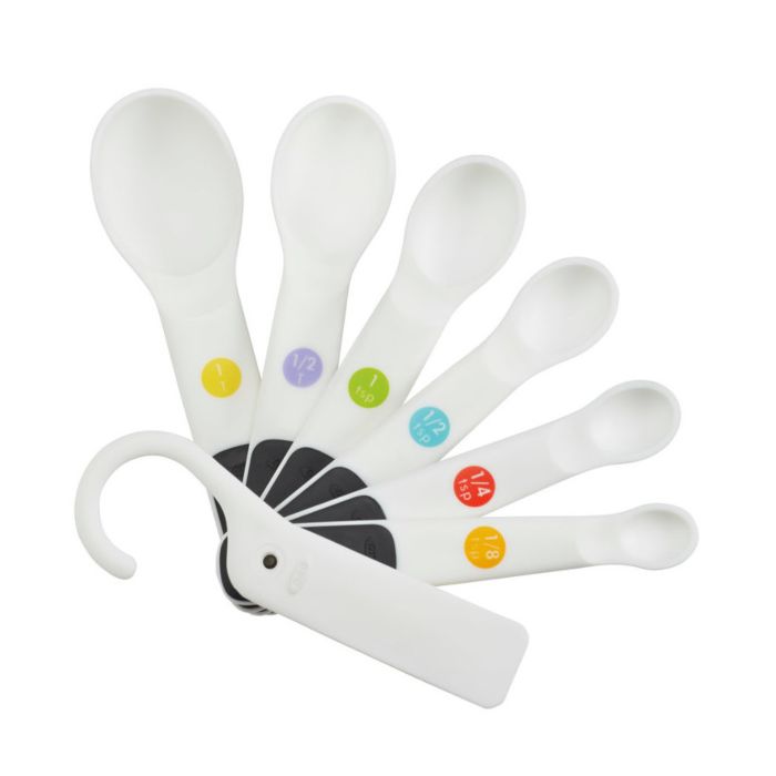 OXO Plastic Measuring Spoons, White