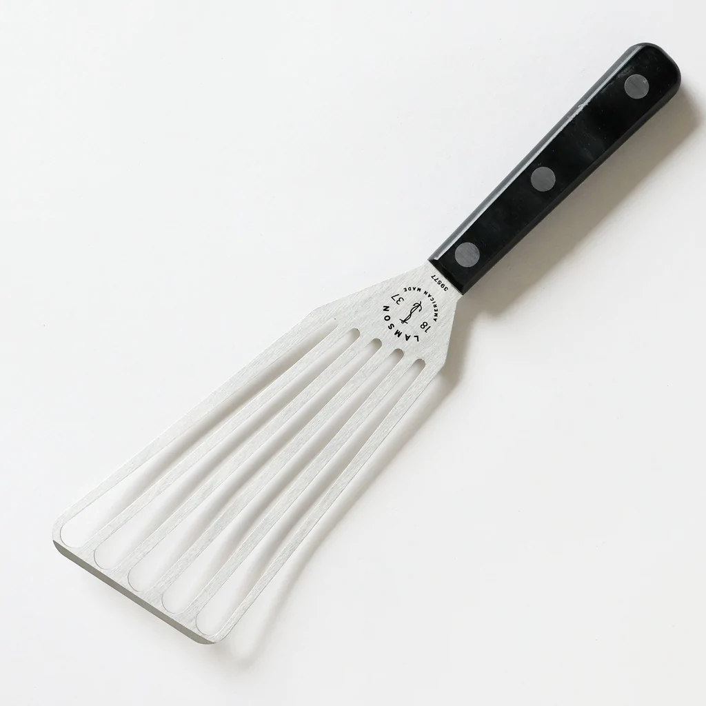 Lamson 3 x 6 Chef's Slotted Turner with POM Handle, Right Hand