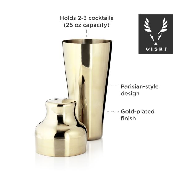 Belmont Gold Cocktail Shaker