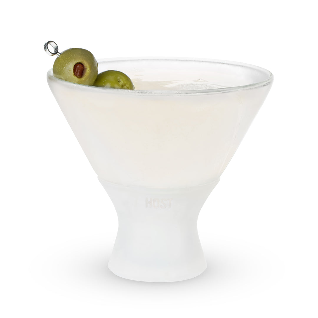 Host Glass Martini Freeze Cooling Cups, Set of 2